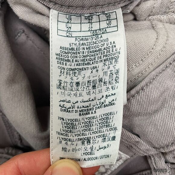 Guess Power Skinny Denim Jeans Womens 27 Gray Low Rise Stretch Casual 26x28 - Picture 5 of 16